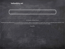 Tablet Screenshot of lookandplay.net